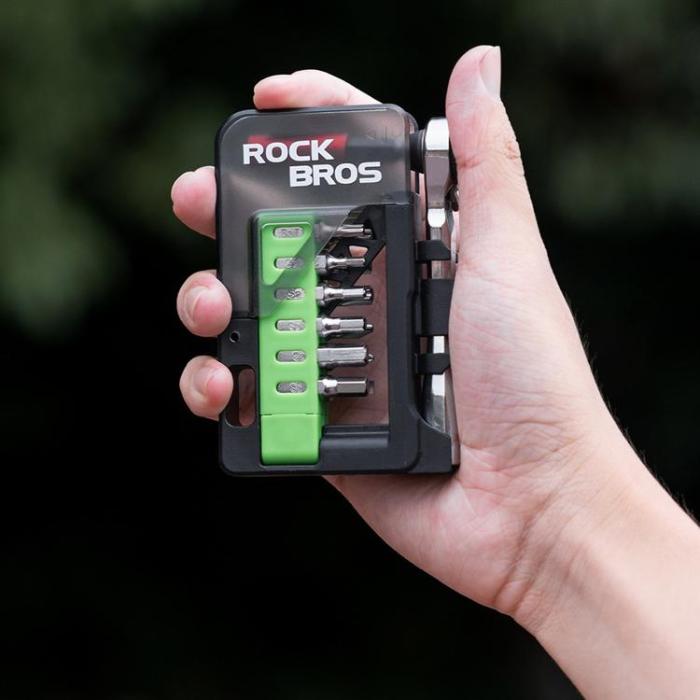 Rockbros - Rockbros Cykelverktygssats med Minispärrnyckel och Bits