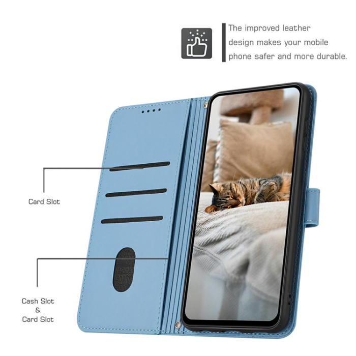 A-One Brand - Sony Xperia 1 VII Plånboksfodral Cats Imprint - Blå