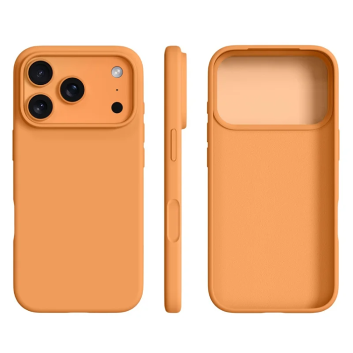 A-One Brand - iPhone 17 Pro Max Mobilskal Ultra Thin Silikon - Sunset Orange