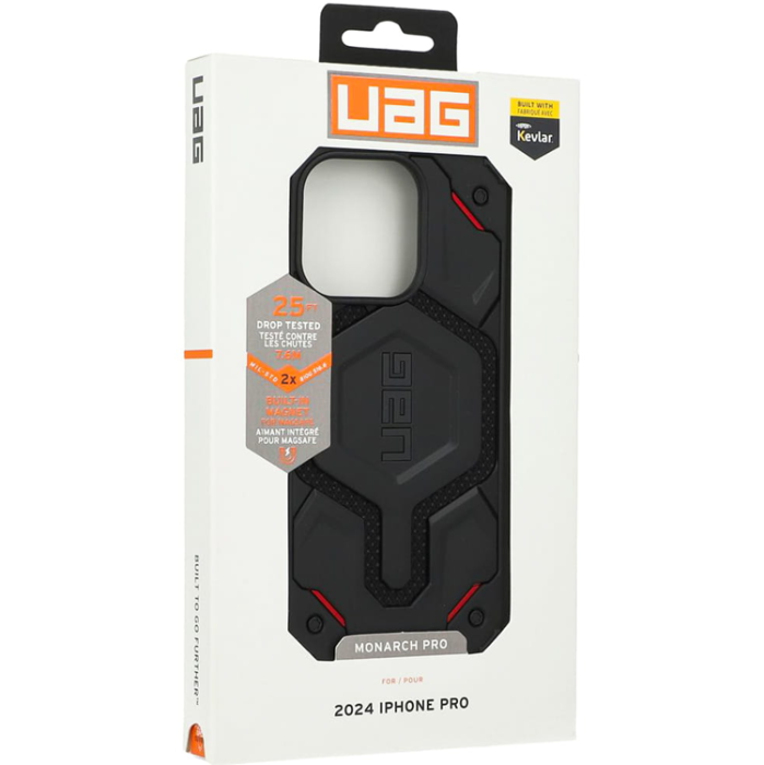 UAG - UAG iPhone 16 Pro Mobilskal MagSafe Monarch Pro - Svart