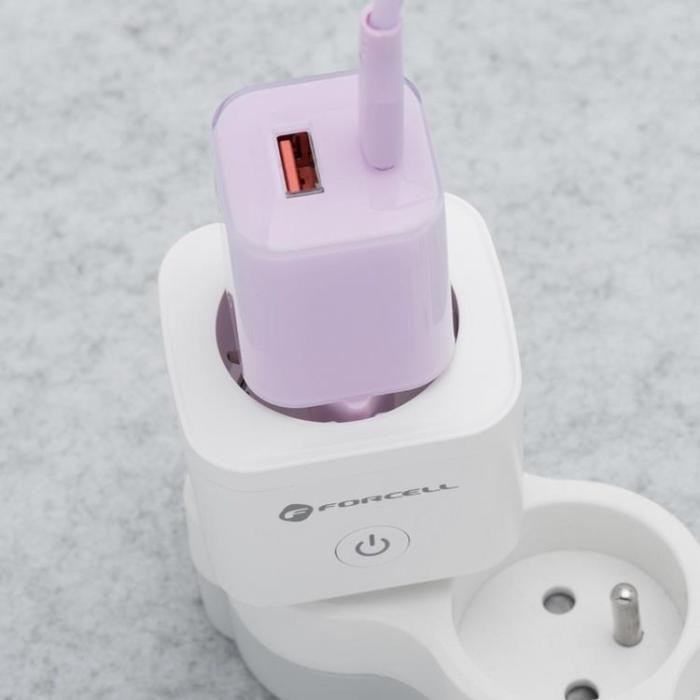 Forcell - Forcell Smart Plug 230V med WiFi Stöd för Tuya/Amazon Alexa