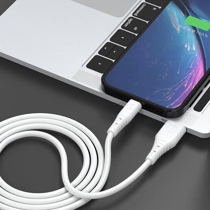 Dudao - Dudao USB-C till USB-A kabel 1m - Vit