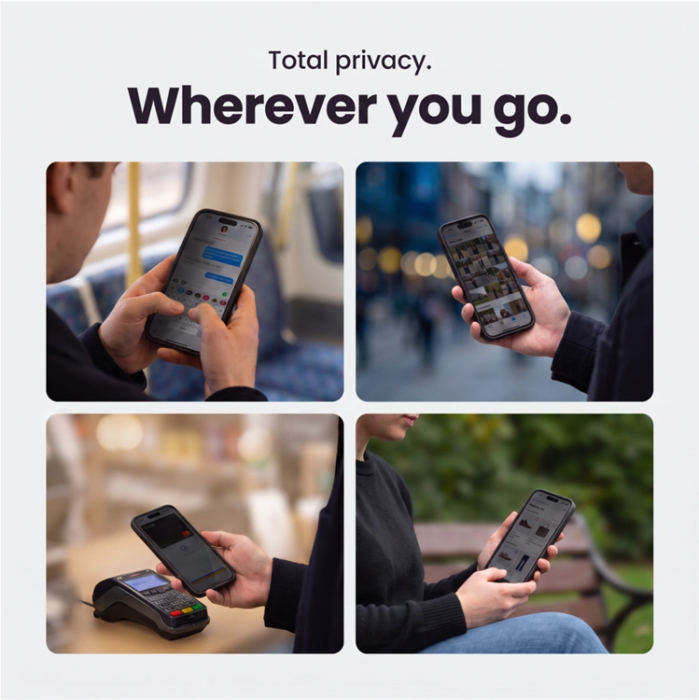 Tech-Protect - [2-Pack] Tech-Protect Härdat Glas Skärmskydd för iPhone 18 Pro Spy Plus