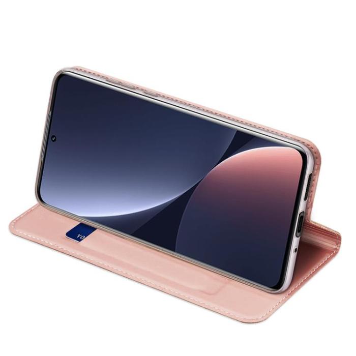 Dux Ducis - Dux Ducis Xiaomi 12 Pro Fodral Skin Series - Rosa