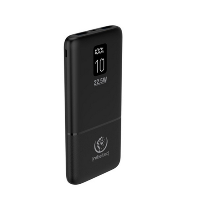 Rebeltec - Rebeltec Powerbank 10000 mAh 22.5W P10 - Svart