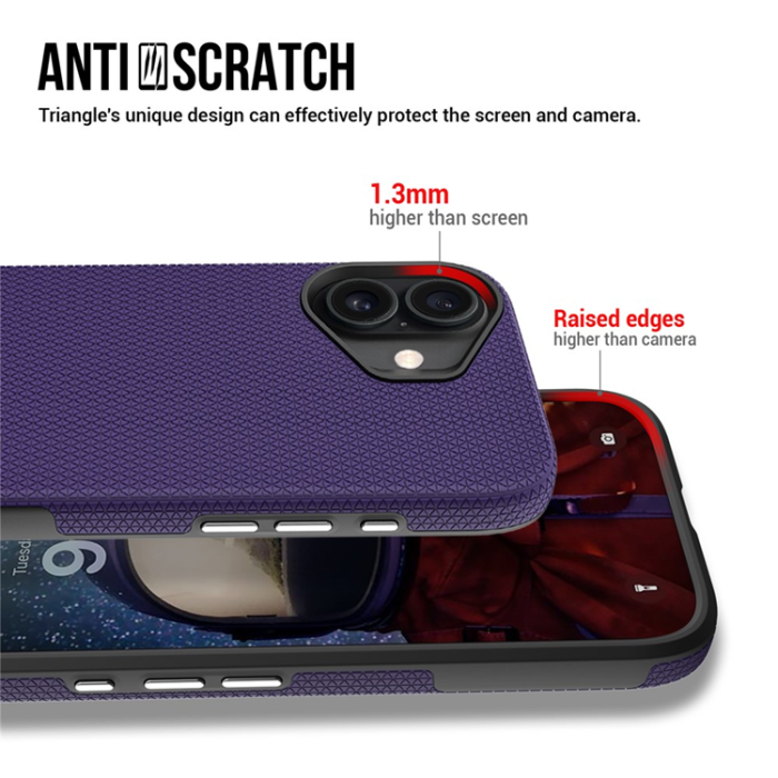 A-One Brand - iPhone 17 Mobilskal MagSafe Protective TPU+PC - Lila