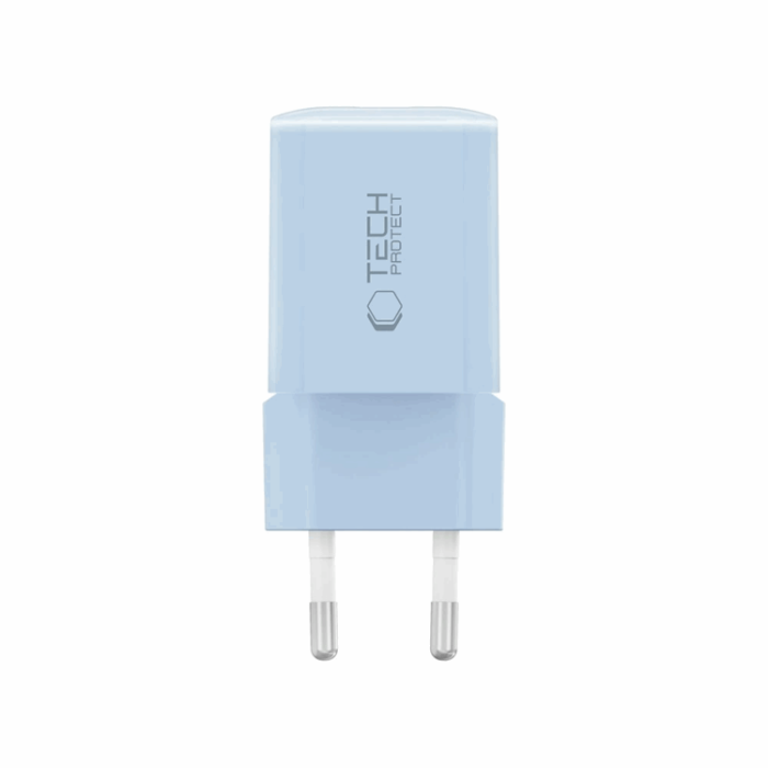 Tech-Protect - Tech-Protect Snabbladdare 33W NCM 2-Port QC3.0 - Blå