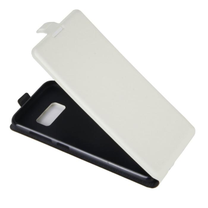 UTGATT5 - Flipfodral med kortplats till Samsung Galaxy S8 Plus - Vit