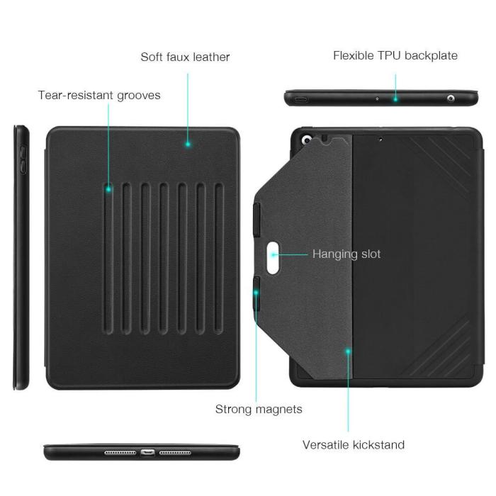 UTGATT5 - ESR Sentry Stand iPad 10.2 2019/2020 - Svart