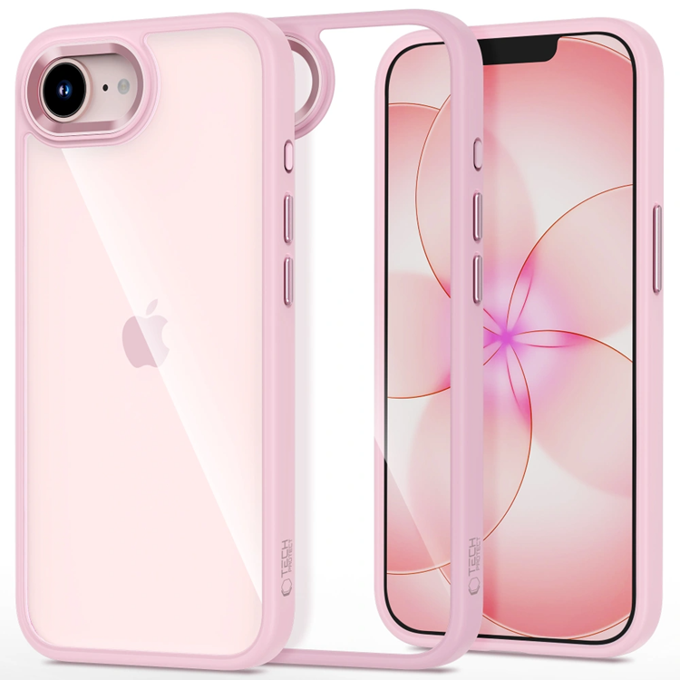 Tech-Protect Mobilskal För iPhone 16e/17e Magmat - Rosa/Clear | 2353 | AlltMobil