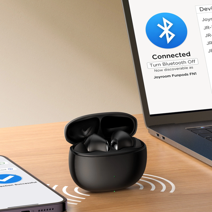 Joyroom - Joyroom TWS In-Ear Hörlurar Bluetooth 5.4 ANC ENC - Svart