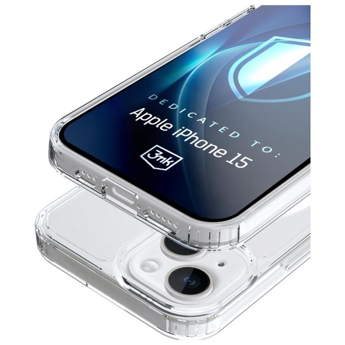 3MK - 3MK iPhone 15 Mobilskal MagSafe Armor - Clear