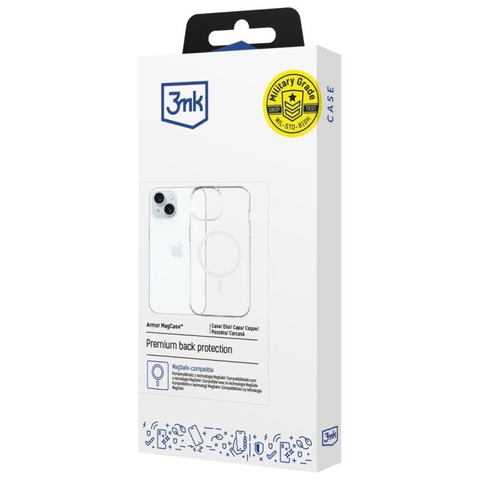 3MK - 3MK iPhone 15 Mobilskal MagSafe Armor - Clear
