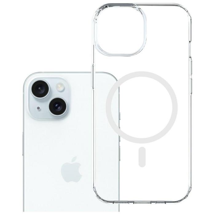 3MK - 3MK iPhone 15 Mobilskal MagSafe Armor - Clear