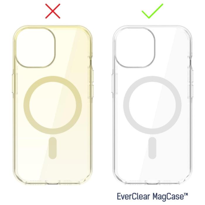 3MK - 3MK iPhone 15 Mobilskal MagSafe EverClear - Genomskinlig