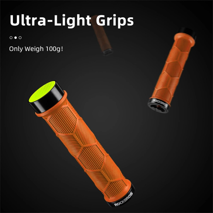 Rockbros - Rockbros Bicycle Greppar Med Reflector - Orange
