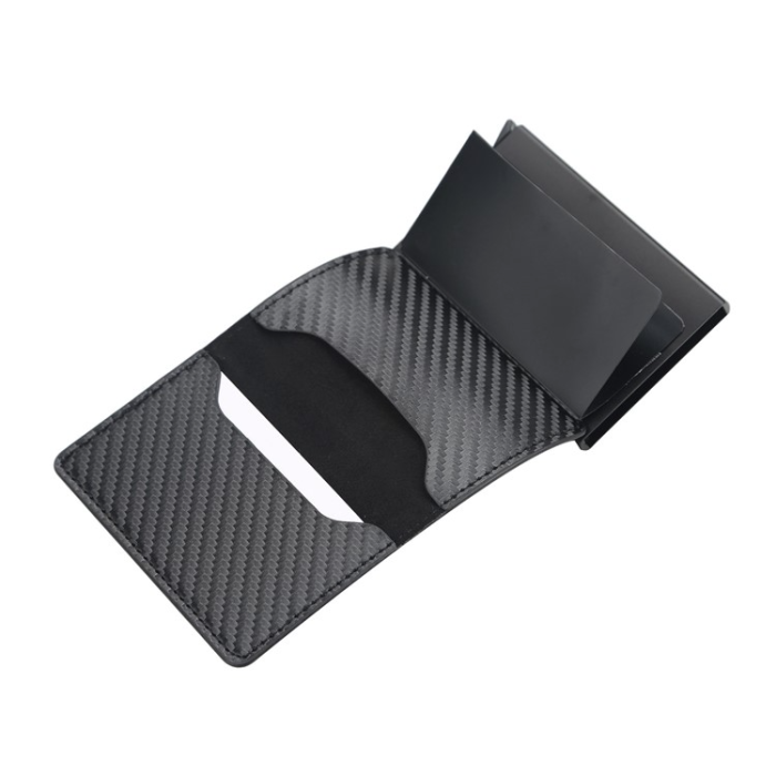 BAELLERRY - BAELLERRY Korthållare RFID Automatic Pop Up PU-läder - Guld