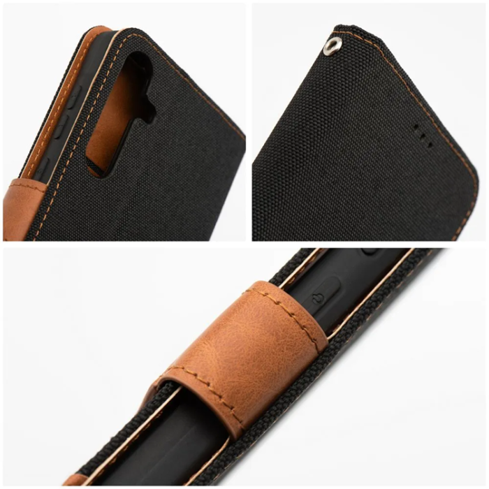 OEM - Xiaomi Redmi Note 14 Pro 4G Plånboksfodral Jeans - Svart