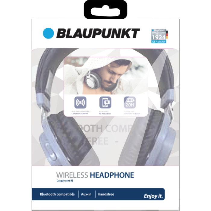UTGATT5 - Blaupunkt - On-ear wireless BT Headphones BLP 4100 - Svart