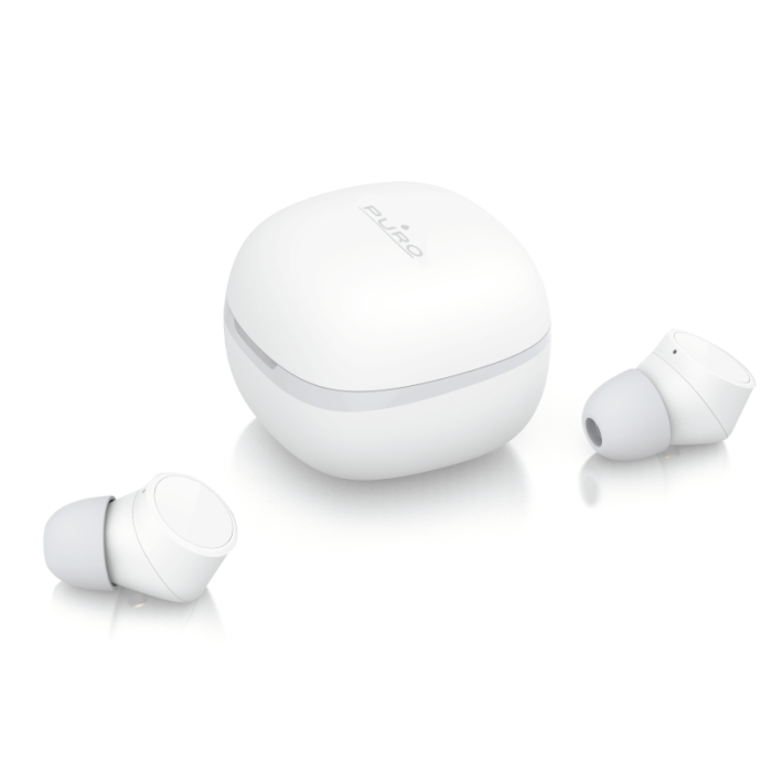 UTGATT5 - Puro - Bluetooth Twins hörlurar med laddstation - Vit