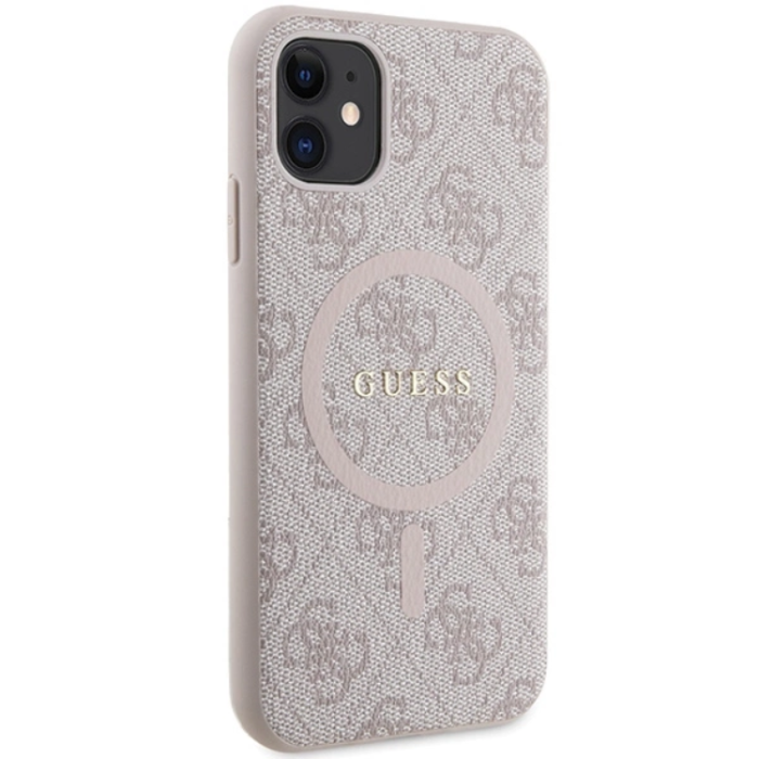 Guess - Guess iPhone 11/XR Mobilskal Magsafe Collection - Rosa