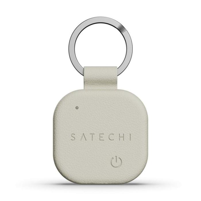 Satechi - Satechi Findall Nyckelring i vegansk läder med Find My - Sand