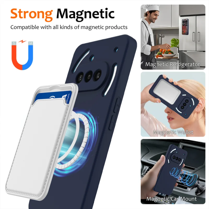 A-One Brand - Nothing Phone (3a) Mobilskal MagSafe Anti-Drop Silikon