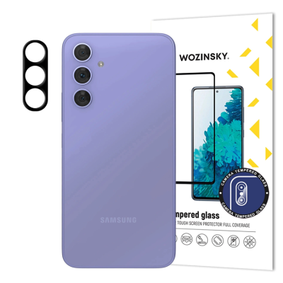 Wozinsky Galaxy A56/A36 Härdat glas Kameraskydd 9H - Svart