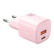 Mcdodo - MCDODO Snabbladdare 33W USB-C - USB-A EU PD Nano - Rosa