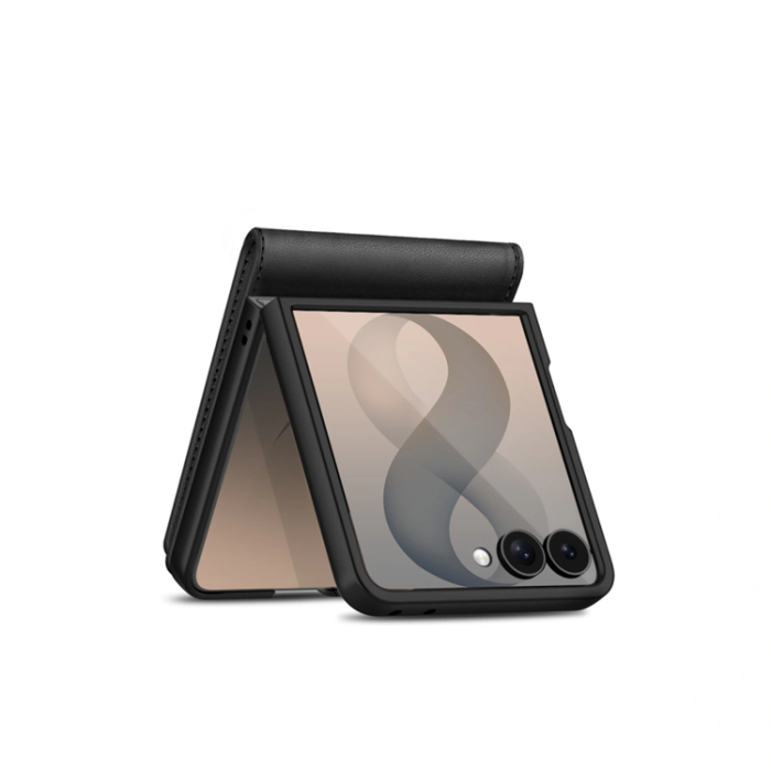 Tech-Protect - Tech-Protect Plånboksfodral För Galaxy Z Flip 8 - Svart