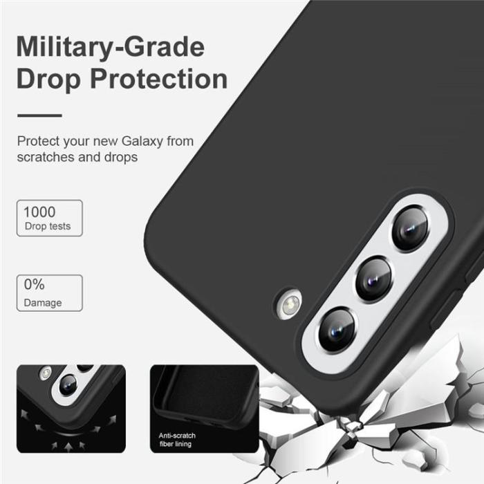 OEM - Galaxy S24 Plus Mobilskal Magsafe Liquid Series - Svart