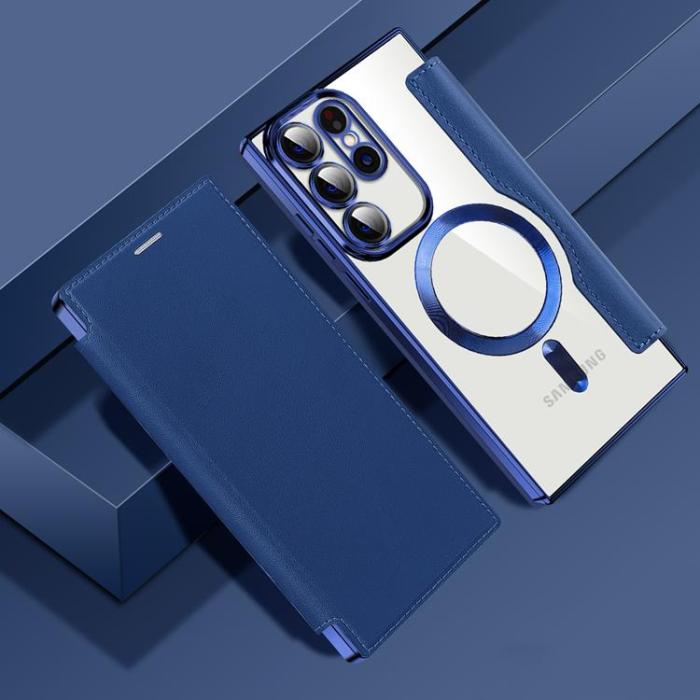Boom of Sweden - BOOM Galaxy S23 Ultra Magsafe Plånboksfodral RFID Flip - Sapphire
