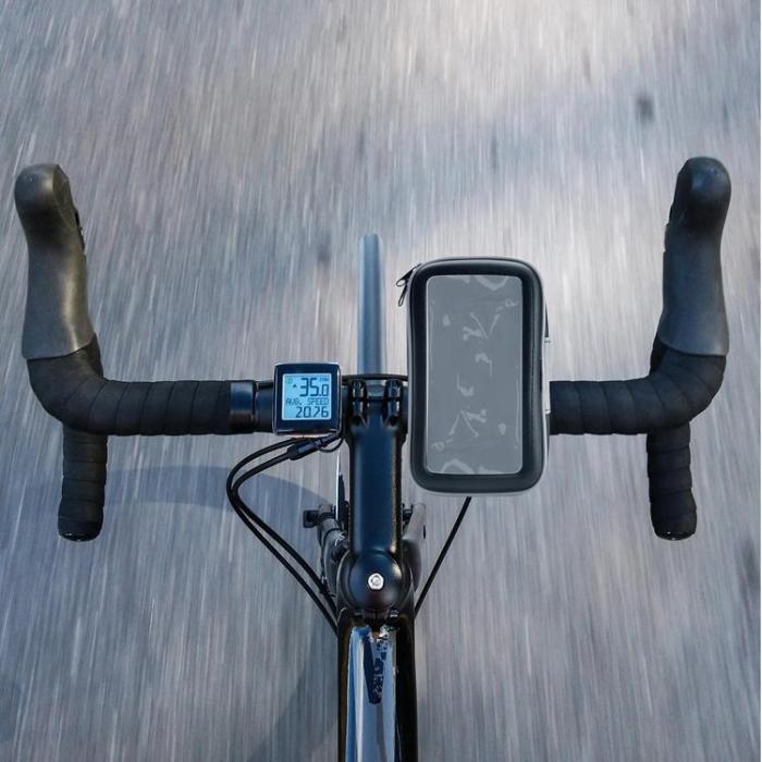 Celly - Celly Cykelhållare med väska IPX6 Snap Ultratålig