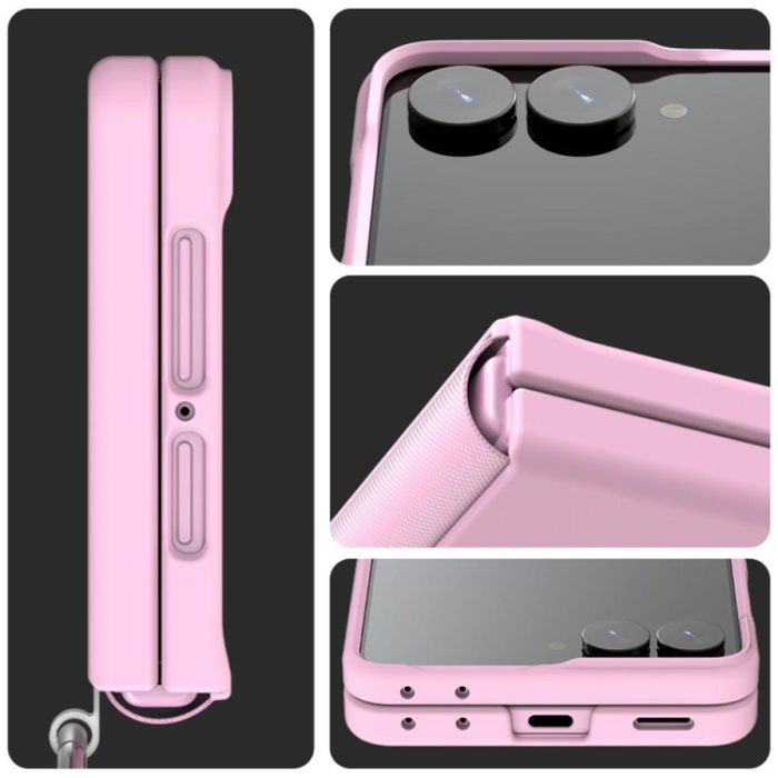 Araree - Araree Mobilskal För Galaxy Z Flip 8 Aero Flex R - Rosa