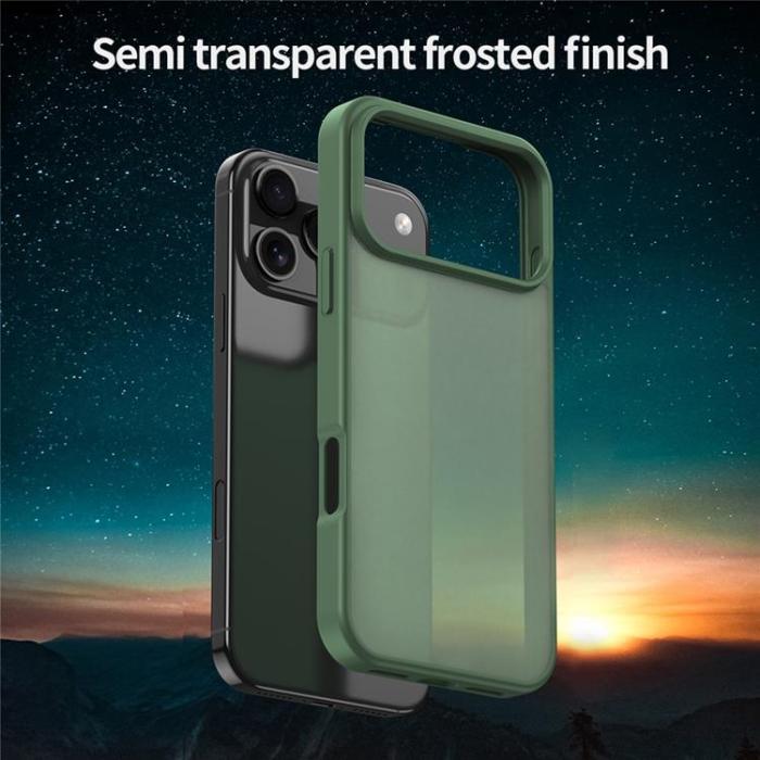 A-One Brand - iPhone 17 Pro Max Mobilskal Skin Touch Matte - Olivgrön