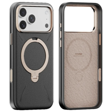 Torras - TORRAS iPhone 17 Pro Max Mobilskal MagSafe Ostand Q PRO - Svart