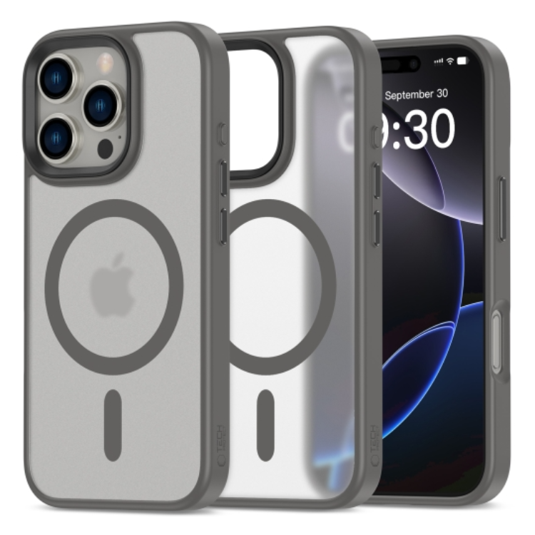 Tech-Protect iPhone 16 Pro Mobilskal Magsafe Magmat - Matte Titanium | 2353 | AlltMobil