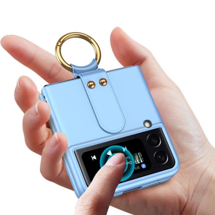 UTGATT1 - Galaxy Z Flip 4 Skal Icon Ring - Svart