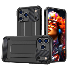 A-One Brand - iPhone 17 Pro Mobilskal Hybrid Armor - Svart