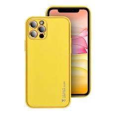 OEM - iPhone 15 Plus Mobilskal Läder - Gul