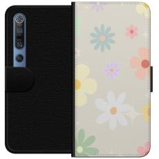 iSecrets - Pl&aring;nboksfodral till Xiaomi Mi 10 Pro 5G med fejdande blommor