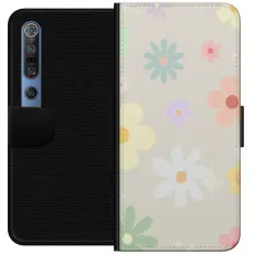 Gustaf - Pl&aring;nboksfodral till Xiaomi Mi 10 Pro 5G med fejdande blommor