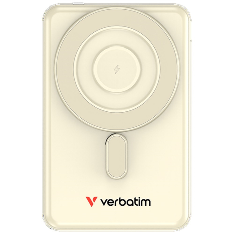Verbatim MagSafe Powerbank 5000mAh 15W 2xUSB-C Kablar n Go - Guld
