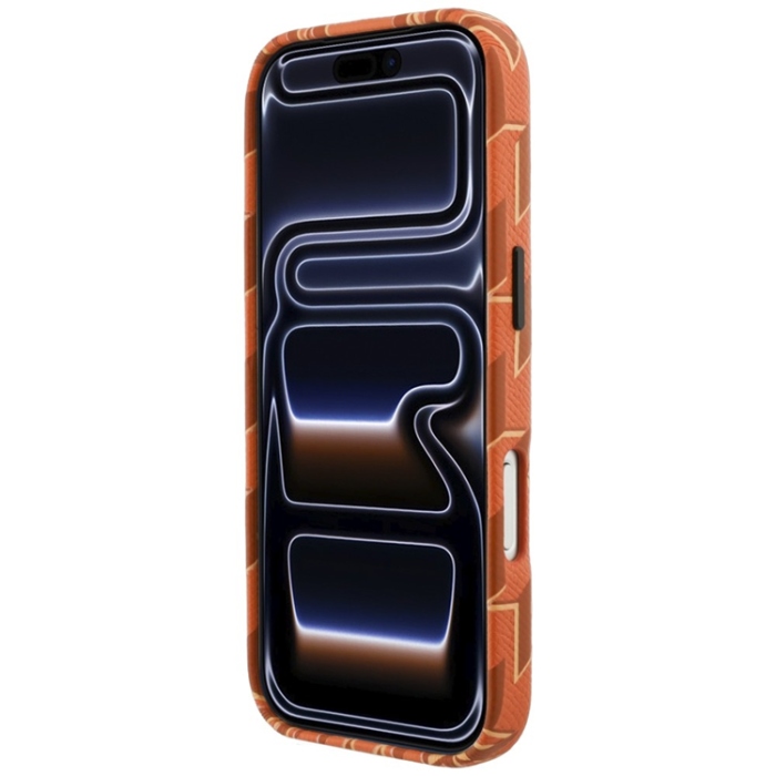 KARL LAGERFELD - Karl Lagerfeld Mobilskal till iPhone 17 Pro Max Magsafe Monogram logo - Orange