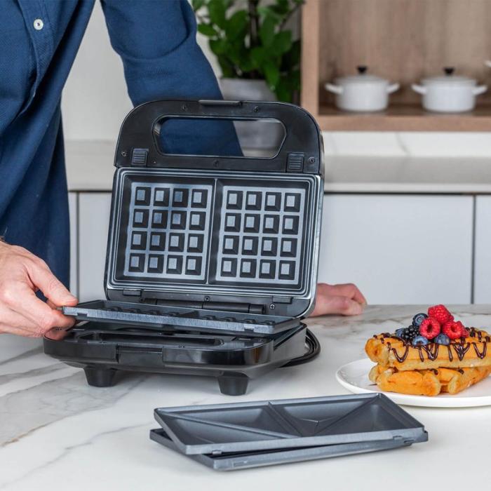 BLACK+DECK - BLACK+DECK Smörgåsgrill Sandwich Waffle