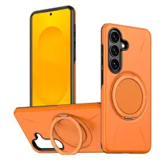 OEM - Mobilskal f&ouml;r Samsung Galaxy S26 Magnetiskt Kickstand TPU + PC - Orange