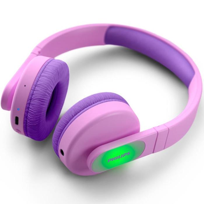 Philips - Philips Trådlösa On-ear-hörlurar för barn Rosa