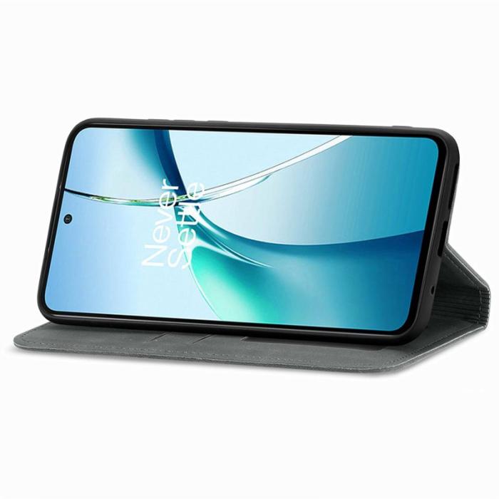 OEM - Mobilfodral för Samsung Galaxy S26 Plus Konstläder Magnetisk - Grå