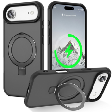 A-One Brand - iPhone 17 Air Mobilskal MagSafe TPU+PC Kickstand - Svart