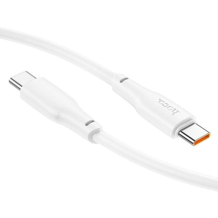 Hoco - Hoco USB-C till USB-C 100W 2m 3A Kabel X93 - Vit
